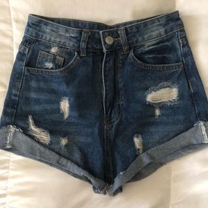 Jean shorts